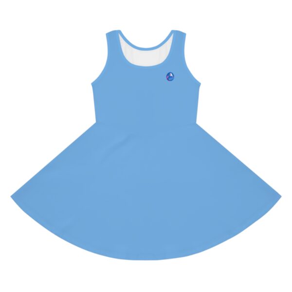Genesis Apparels Girls' Sleeveless Sundress - Perfect for beach days, birthday parties, this dress is sure to become a favorite in every little girl’s wardrobe. - Image 2