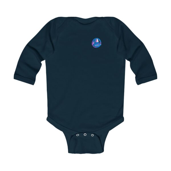 Genesis Apparels Cute Infant Long Sleeve Bodysuit - Perfect for Newborns, Baby Showers & Everyday Wear - Made from soft, high-quality materials, it provides comfort and ease of movement for your baby.