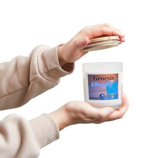 Genesis ABeauty - Aromatherapy Frosted Glass Candle - 11oz - Perfect for Relaxation & Home Decor - Image 15