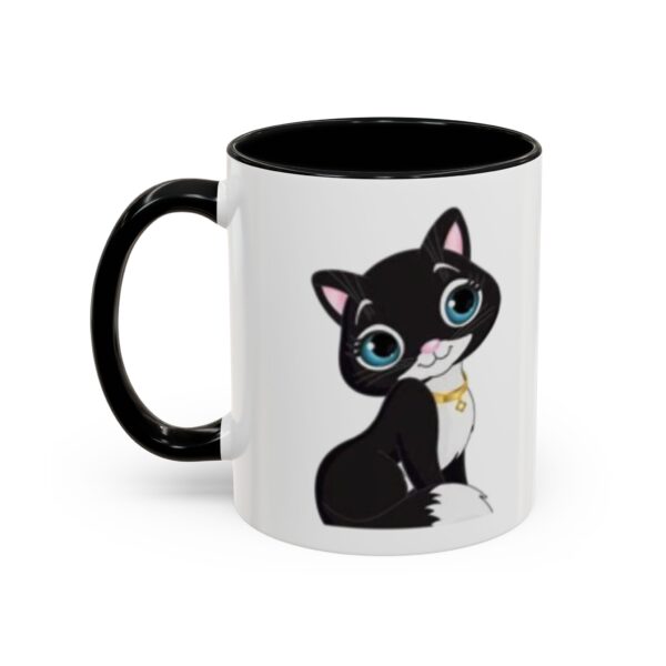 Genesis Home Goods Happy Cat Accent Coffee Mug - 11 & 15oz - Image 4