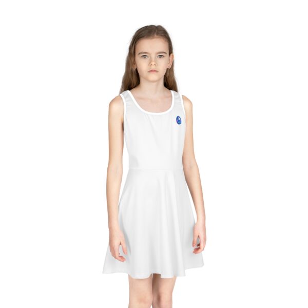 Genesis Apparels Girls' Sleeveless Kitty Sundress - Perfect for beach days, birthday parties, this dress is sure to become a favorite in every little girl’s wardrobe. - Image 2