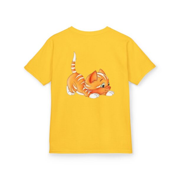 Quality Genesis Apparels Unisex-Fun Kids Heavy Cotton™ Tee - Playful Kitty Design for Every Occasion - Image 11