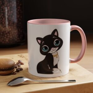 Genesis Home Goods Pretty Kitty Accent Coffee Mug - 11 & 15oz