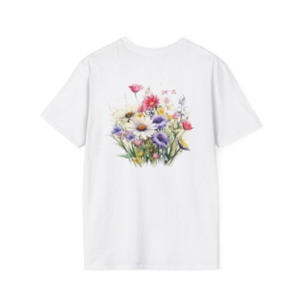 High Quality Genesis Apparels-Unisex Soft Style T-Shirt - Flowers (1) Tee for Happy Vibes - Image 14