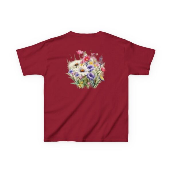 High Quality Genesis Apparels Unisex-Fun Kids Heavy Cotton™ Tee - Flowers (1) Playful Design for Every Occasion - Image 83