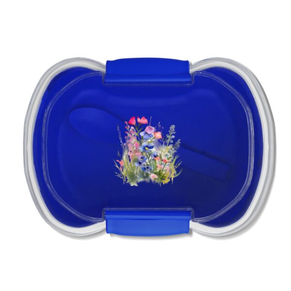 Genesis Home Goods Flower Two-Tier Bento Box for Meal Prep, Lunch Box Organizer, Eco-Friendly Food Container. - Image 2
