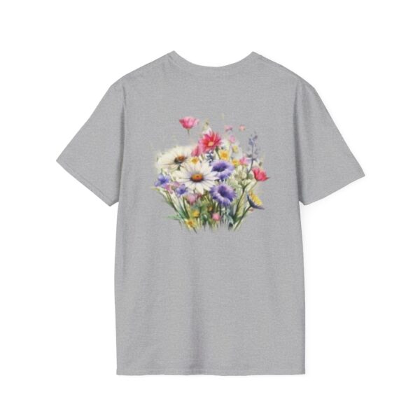 High Quality Genesis Apparels-Unisex Soft Style T-Shirt - Flowers (1) Tee for Happy Vibes - Image 22
