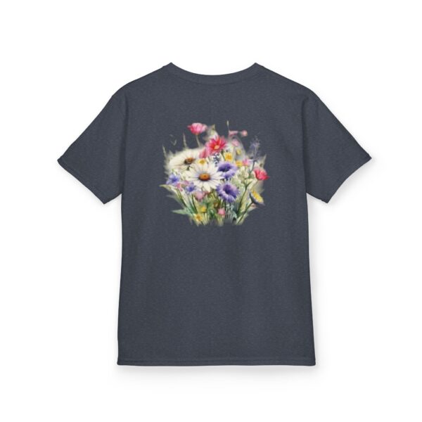 High Quality Genesis Apparels Unisex-Fun Kids Heavy Cotton™ Tee - Flowers (1) Playful Design for Every Occasion - Image 77