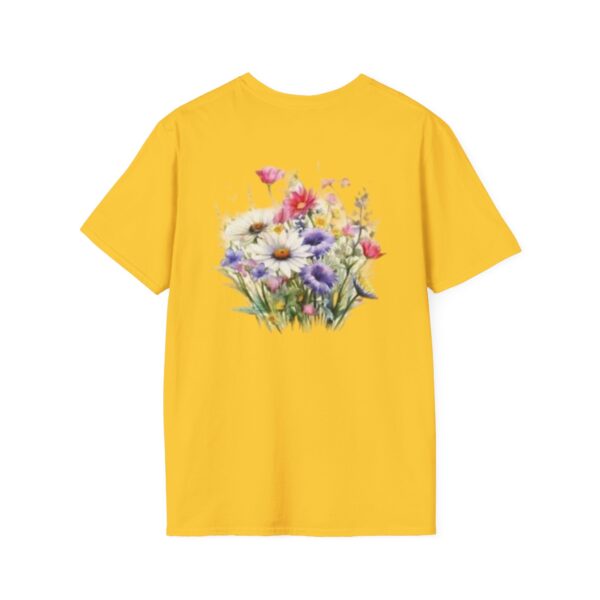 High Quality Genesis Apparels-Unisex Soft Style T-Shirt - Flowers (1) Tee for Happy Vibes - Image 26