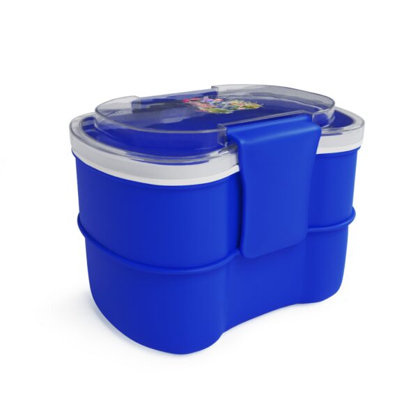 Genesis Home Goods Flower Two-Tier Bento Box for Meal Prep, Lunch Box Organizer, Eco-Friendly Food Container. - Image 5