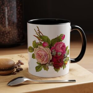 Genesis Home Goods Flowering (5) Accent Coffee Mug - 11 & 15oz