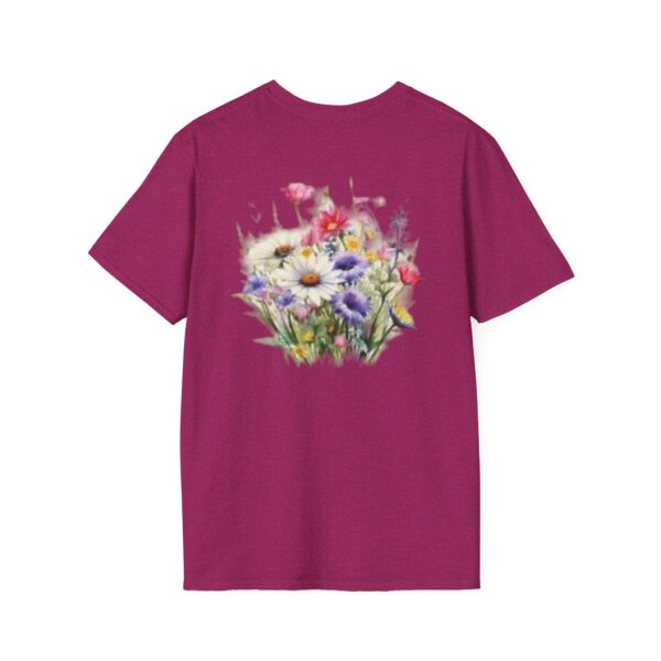 High Quality Genesis Apparels-Unisex Soft Style T-Shirt - Flowers (1) Tee for Happy Vibes - Image 34