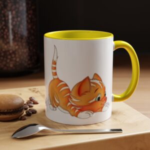 Genesis Home Goods Playful Kitty Accent Coffee Mug - 11 & 15oz