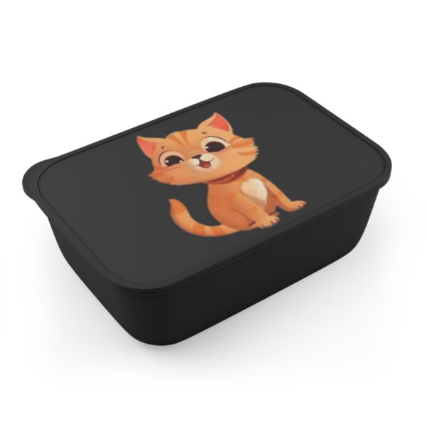 Genesis Home Goods Kitty Stylish Bento Box with Utensils – Perfect for Meal Prep & On-the-Go - Image 3
