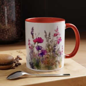 Genesis Home Goods Flowering (3) Accent Coffee Mug - 11 & 15oz