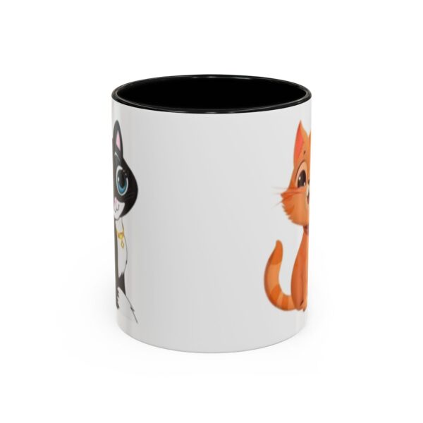 Genesis Home Goods Happy Cat Accent Coffee Mug - 11 & 15oz - Image 2