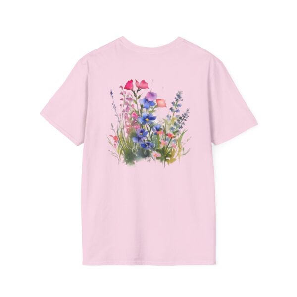High Quality Genesis Apparels-Unisex Soft Style T-Shirt - Flowers (2) Tee for Happy Vibes - Image 14