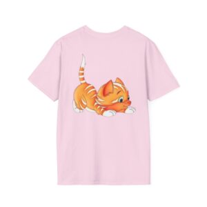 High Quality Genesis Apparels-Unisex Soft Style T-Shirt - Playfull Kitty Tee for Happy Vibes