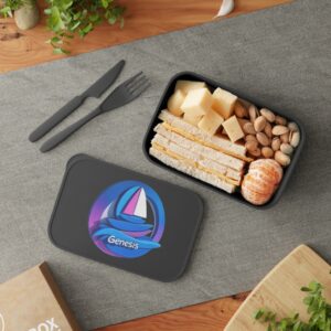 Genesis Home Goods Stylish Bento Box with Utensils – Perfect for Meal Prep & On-the-Go