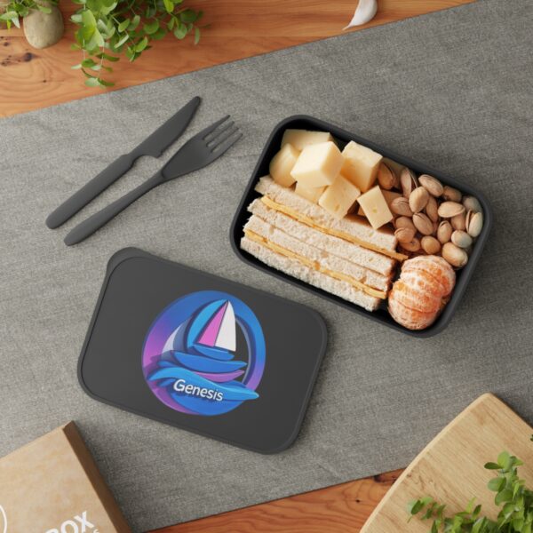 Genesis Home Goods Stylish Bento Box with Utensils – Perfect for Meal Prep & On-the-Go