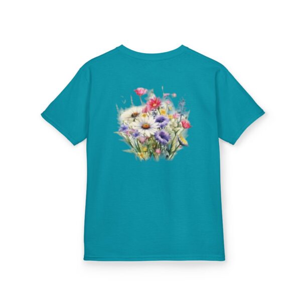 High Quality Genesis Apparels Unisex-Fun Kids Heavy Cotton™ Tee - Flowers (1) Playful Design for Every Occasion - Image 69