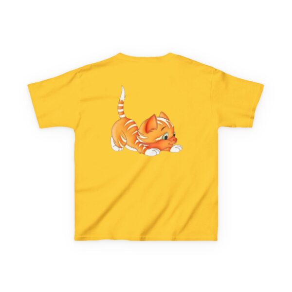 Quality Genesis Apparels Unisex-Fun Kids Heavy Cotton™ Tee - Playful Kitty Design for Every Occasion - Image 9