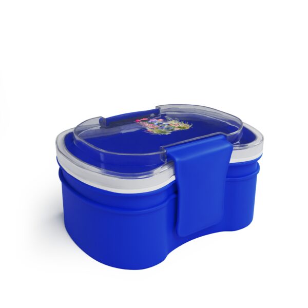Genesis Home Goods Flower Two-Tier Bento Box for Meal Prep, Lunch Box Organizer, Eco-Friendly Food Container. - Image 4