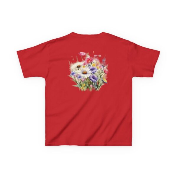 High Quality Genesis Apparels Unisex-Fun Kids Heavy Cotton™ Tee - Flowers (1) Playful Design for Every Occasion - Image 79